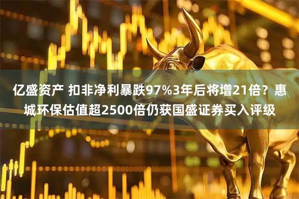 亿盛资产 扣非净利暴跌97%3年后将增21倍？惠城环保估值超2500倍仍获国盛证券买入评级